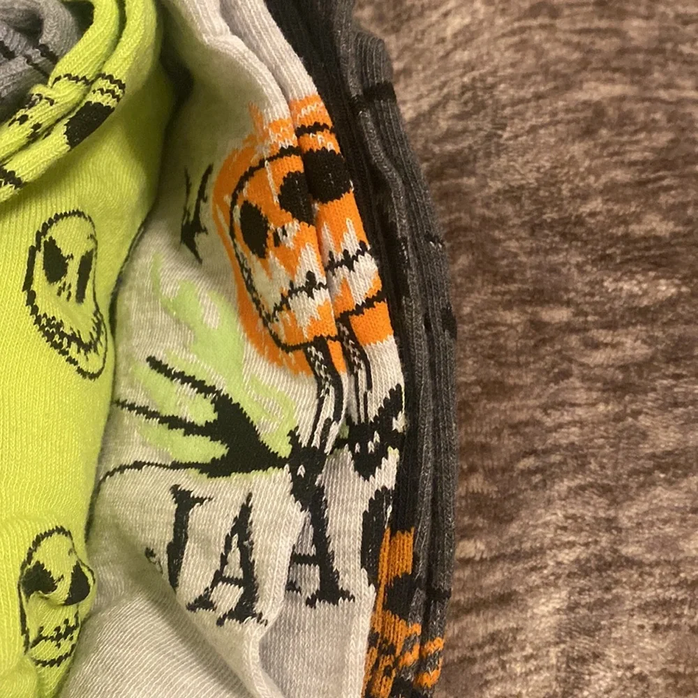 Disney The Nightmare Before Christmas 5 Pairs‎ of No Show Socks